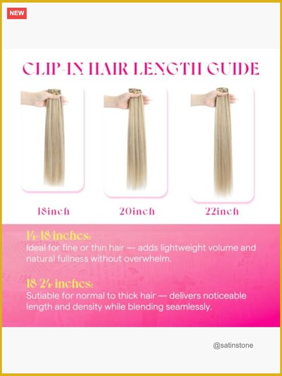 18 Inch Clip in Hair Extensions Real Human Hair Remy Straight 7pcs 120g main image 4